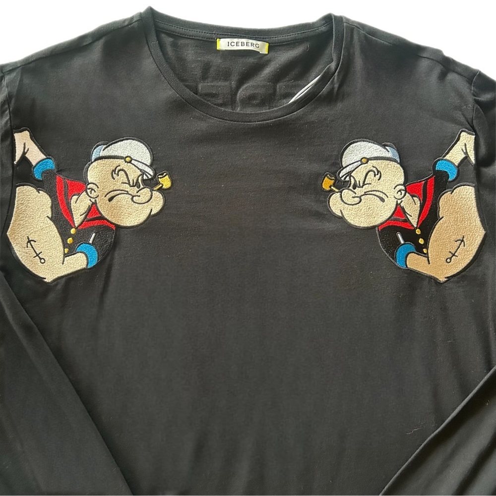 Iceburg Platinum Popeye | long sleeve t-shirt | Men XL | Brand New with Tags - Picture 8 of 9
